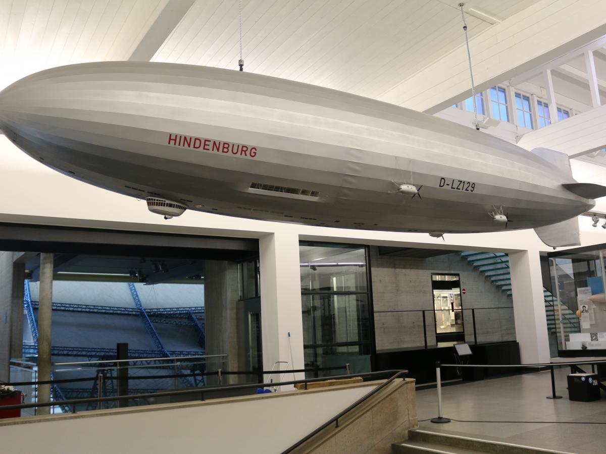 Die Hindenburg im Zeppelin Museum in Friedrichshafen