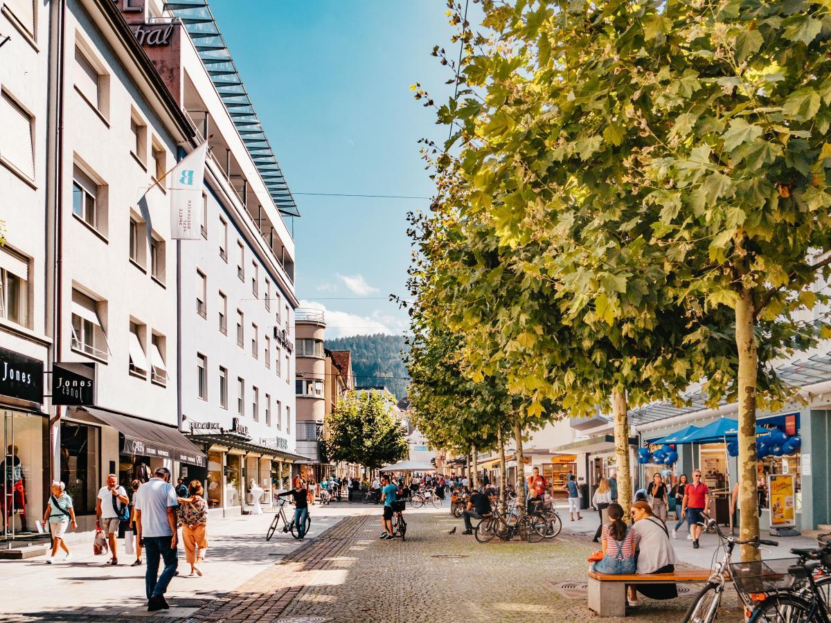Die Innenstadt von Bregenz am Bodensee entdecken